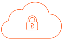 Data Encryption Cloud, Icon